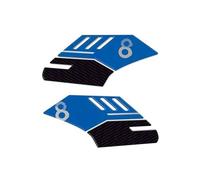 DYDGUTUFB Kit Adesivi di Protezione Serbatoio in Resina 3D Moto per Suzuki GSX8R GSX-8R 2024 Protezioni Serbatoio Moto(Blue)