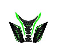 DYDGUTUFB Kit Adesivi Impermeabili Ginocchiere in Resina 3D Serbatoio Carburante Moto per Z 900 Z900 Protezioni Serbatoio Moto(Verde)