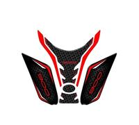 DYDGUTUFB Kit Adesivi Impermeabili Ginocchiere in Resina 3D Serbatoio Carburante Moto per Z 900 Z900 Protezioni Serbatoio Moto(Red)