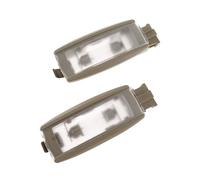 DYDGUTUFB Luce di Lettura per Cupola per Auto per VW per Golf 2006-2017 per P&assat 2006-2015 2Pcs Lampada A Cupola Luce di Lettura Luci Interne Makeup 1KD947109A Beige