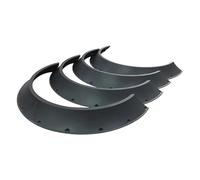 DYDGUTUFB Parafanghi per Auto Universale Flessibile Auto SUV Fuoristrada Parafango Svasato Sopracciglio Parafango Passaruota Protezione Allargata Decorativa 4 Pezzi/Set Passaruota Auto