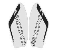 DYDGUTUFB per MV per Agusta per BRUTALE 800 RC RR per America SCS Protezione Laterale Serbatoio Moto Antiscivolo Protezioni Serbatoio Moto(Bianca)
