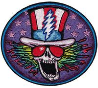 Dye the Sky Toppa da stirare o cucire Grateful Dead Psycle Sam (8,9 x 7,6 cm)