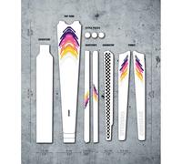 Dyedbro Protezione Del Telaio 80s Gravel Multicolor