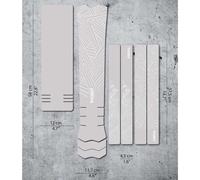 Dyedbro Stay E-bike Frame Protection Grigio White