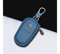 DYETEE Cover Chiave Auto per Alfa Romeo Sportiva Giulia Stelvio Mito Giulietta Tonale, Portachiavi Multifunzione in Vera Pelle Portamonete,B