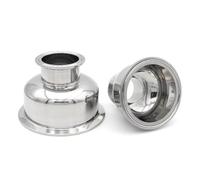 DYETEE Riduttori, Riduttore for Ciotola Tri Clamp Emisferico SS304 Sanitario 1,5" 2" 2,5" 3" 4" Raccordo for Tubo for Birra Fatta in Casa 1 Pezzo(91mm x 119mm)