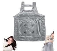 Dyeulget Grembiule da trasporto per gatti, grembiule da trasporto per gatti con fori - sciarpa portatile per tenere il gattino, fasciatura per animali domestici per cani di piccola taglia