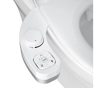 DYHWAC Bidet non elettrico - Doppio ugello autopulente (lavaggio frontale e posteriore) Attacco for sedile del water for bidet