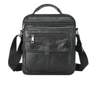 DYHWAC Borsa da uomo in pelle Borsa a tracolla da uomo Borsa a tracolla casual da uomo in pelle di vacchetta(3-Pack)