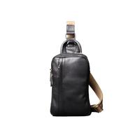 DYHWAC Borsa sul petto in pelle Zaino a spalla piccolo Borsa a tracolla di grande capacità
