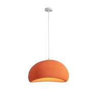 DYHWAC Lampada a Sospensione in Stile Giapponese, Paralume in Resina Vintage, 40/50 cm, Arancione e Blu, E27/E26, 110-240 V, 0-60 W, Montaggio a Soffitto, Multipurpose