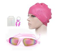 DYHWAC Occhialini da nuoto, regolabile Occhialini da nuoto, anti-nebbia protezione UV di nuotata Occhiali for Unisex Adulto Uomini Donne gioventù scherza il bambino(3-Pack)
