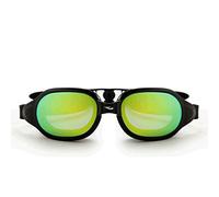 DYHWAC Occhialini da nuoto senza perdite di protezione UV anti-nebbia con libero(Blue,White)
