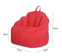 DYHWAC Pouf portaoggetti Copridivano for sedia grande for riporre i giocattoli Comodo divano(Blue,White)