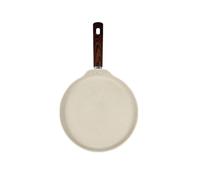 DYHWAC Seasoned Cast Iron Griddle Kitchen Iron Griddle Pan Breakfast Steak Egg Frying Pan Pancake Pot Set Cast(Blue,White,28CM)