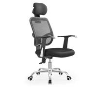 DYHWAC Sedia ergonomica, sedia in rete con protezione vita, sedia for riunioni e formazione del personale, sedia da ufficio sollevabile