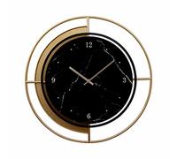 DYHWAC Soggiorno in marmo Camera Orologio da parete al quarzo tondo silenzioso Nord Guarda