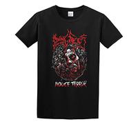 Dying Fetus Induce Terror New! Relapse Records Ts4448 Unisex 100% Cotton Short-Sleeve T-Shirts Black XXXL