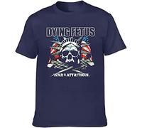 Dying Fetus War of Attrition Mens Rock T-Shirt Black S
