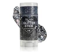 DYIOTF Glitter Viso e Corpo Stick, Gel Brillantini Capelli e Viso per Trucco Festival, Rave, Carnevale e Concerti, Paillettes Olografiche a Lunga Durata, Facile da Applicare, 1 Pezzo