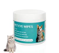 DYIOTF Salviette Occhi Cane e Gatto 100 Pezzi, Salviettine Oculari per Pulizia Occhi Cane e Rimozione Macchie Lacrimali, Delicate e Monouso per Secrezioni e Sporco, Ideale per Cani e Gatti