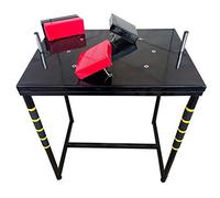 DYJD Braccio di Ferro Tavolo, Braccio Professionale Gioco di Wrestling Macchina all Steel Materiale Braccio di Ferro Muscolare Exerciser per la Famiglia o Ufficio Spettacolo,Nero