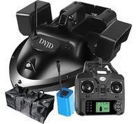 DYJD GPS intelligente RC Wireless Bait Boat 2kg caricamento automatico di alimentazione di ritorno Telecomando 500M Distanza Fishing Boat Nest,12000mah