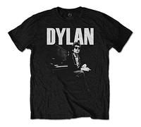 Dylan Bob - T-Shirt # S Black Unisex # At Piano