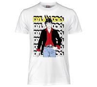 Dylan Dog T Shirt Iconic Walk. Maglietta Ufficiale Unisex. Maglia Regular in Cotone. Adulto Ragazzo M