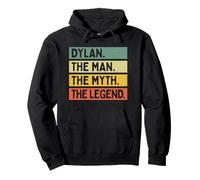 Dylan The Man The Myth The Legend Citazione Personalizzata Divertente Felpa con Cappuccio