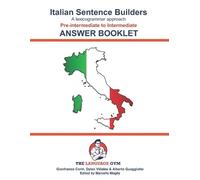 Dylan Viñales A Italian Sentence Builders - Pre-intermediate to Inte (Tascabile)