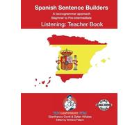 Dylan Vinales Dr Gian Spanish Sentence Builders - B to Pre - Listeni (Tascabile)