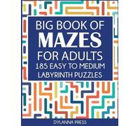 Dylanna Press Big Book of Mazes for Adults (Tascabile)