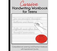 Dylanna Press Cursive Handwriting Workbook for Teens (Tascabile)