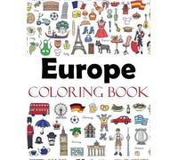 Dylanna Press Europe Coloring Book (Tascabile)