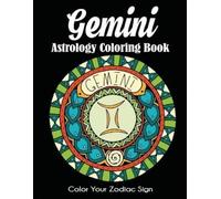 Dylanna Press Gemini Astrology Coloring Book (Tascabile)