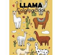 Dylanna Press Llama Coloring Book (Tascabile)