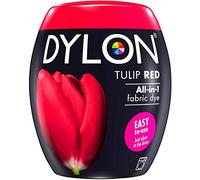 Dylon, capsule per tintura in lavatrice, 350 g, (etichetta in lingua italiana non garantita) Tulip Red