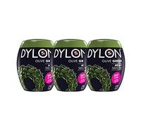 Dylon - Confezione da 3 cialde coloranti, 25 x 10 x 4 cm, Colore: Verde Oliva