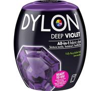 DYLON Tessuto Vernice Profondo Violet Colore & Fissatore per 600g Dunkles Lilla