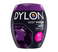 Dylon Pittura tessile per macchina, viola scuro, cipria, 350 g, per cotone, lana, fibre sintetiche