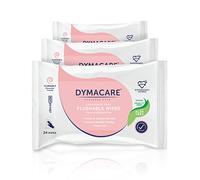 DYMACARE salviettine umidificate usa e getta| salviettine detergenti per il corpo biodegradabili, disperdibili, senza profumo e senza odore | con Aloe Vera (set 3 confezioni)