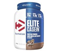 Dymatize Elite Proteine di Caseina in Polvere Gusto Cioccolato Fondente 1800g - Caseina a Rilascio Lento con BCAA