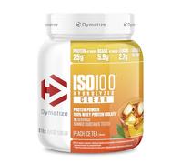 Dymatize ISO 100 Hydrolized Clear Peach Ice Tea 528g Proteine del siero di latte chiare in polvere idrolizzate e isolate