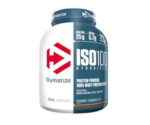 Dymatize ISO 100 Hydrolyzed Gourmet Chocolate 2264g - Proteine del siero di latte idrolizzate e isolate in polvere