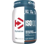 Dymatize ISO 100 Hydrolyzed Whey Protein Isolate, 932 g - Fudge Brownie