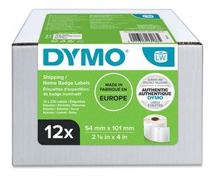Dymo 13186 (S0722420) - Multipack (54 mm x 101 mm) 12 rotoli