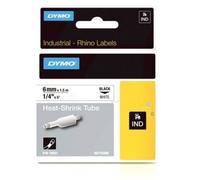 Dymo 18051 S0718260 Tubo Termorestringente Nero Bianco 6Mm X 1,5M Per Ilp