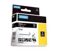 Dymo 1805432 Nastro di etichettatura in vinile bianco su nero (24 mm)